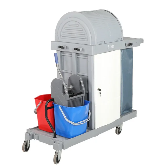 AF08181D Muti fuctional mop wringer Cleaning trolley cart (62407831747)