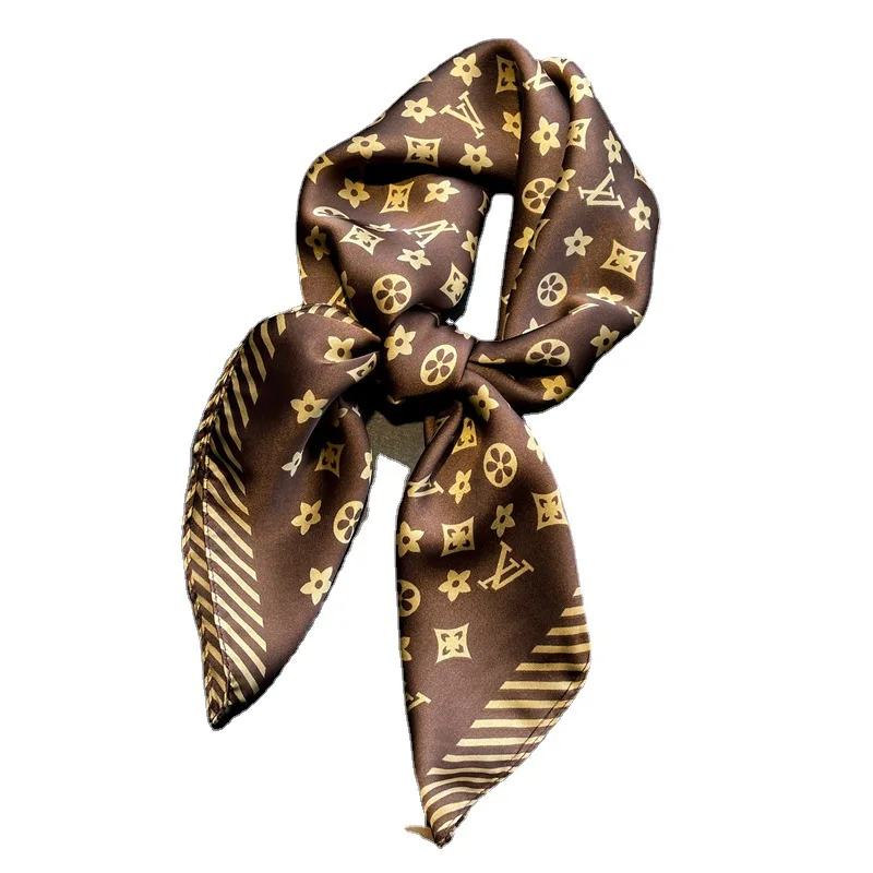 Luxury Square Fashion Designer Scarf Lightweight Wraps Hijab Scarf Silk Women Scarf