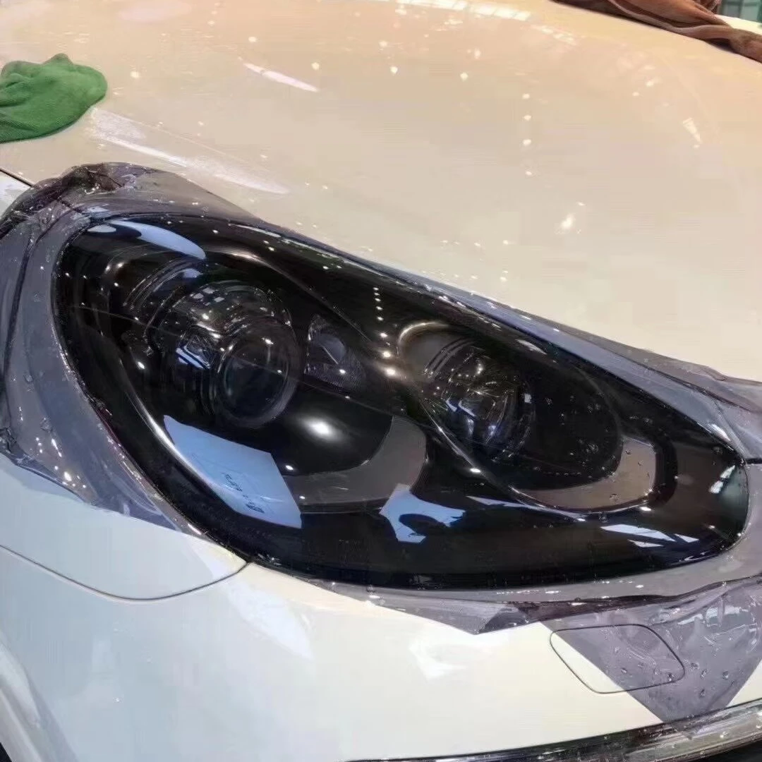 Self healing clear TPU protection car lamp cover film white to black automobile light tint film color change car headlight film
