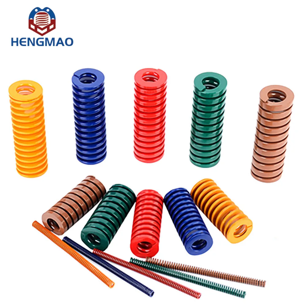 Stock Metric Color Heavy Duty Flat Head Die Springs For Trimming and Stamping