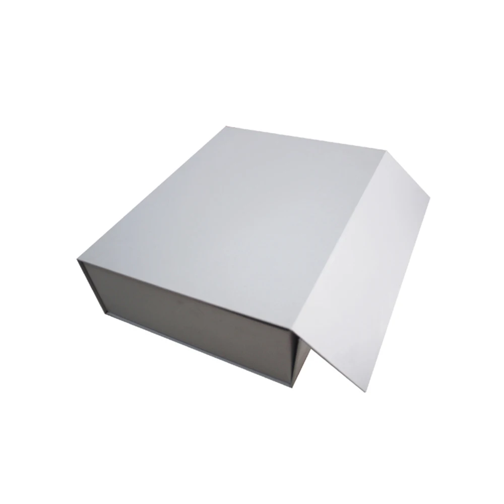 Classic Luxury Customized Wholesale Design Logo Print Cream White Magnetic Lid Book Shape Box With Ribbon Bow For Sweet Cookie