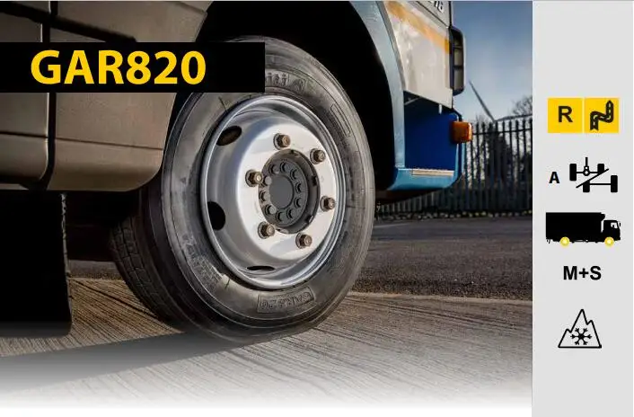  245/70R17.5 шина для грузовика с рисунком марки GAR820