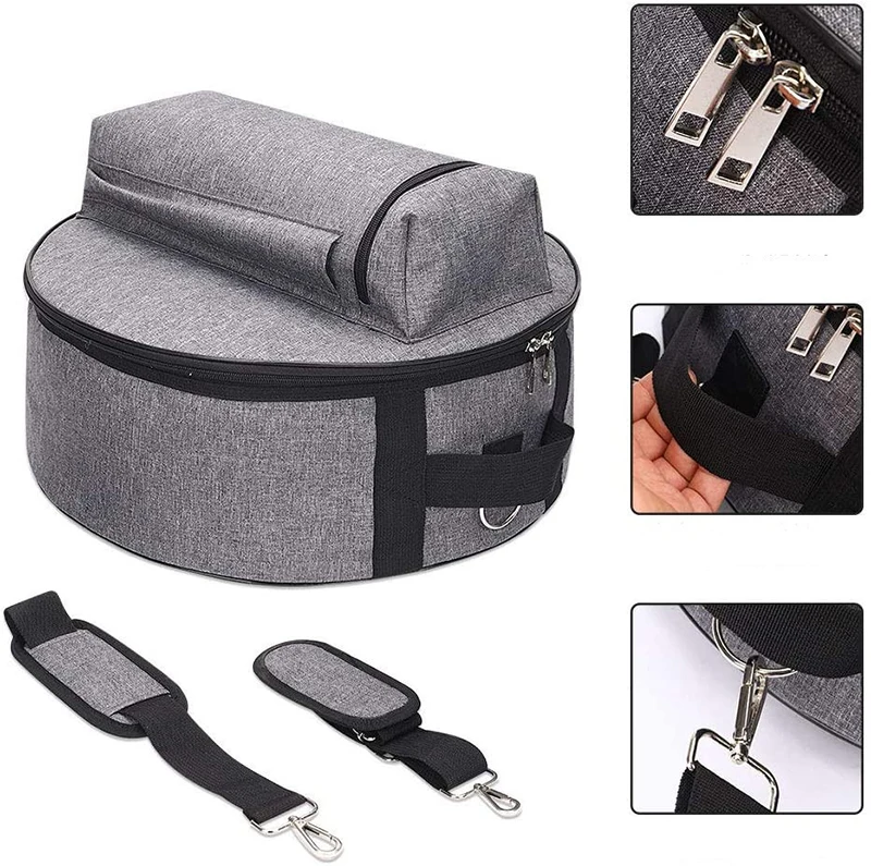 Great Drum Set Bag Cases Covers for Dustproof Storage and Transport Snare Drum Carrying Backpack Waterproof Polyester Letter