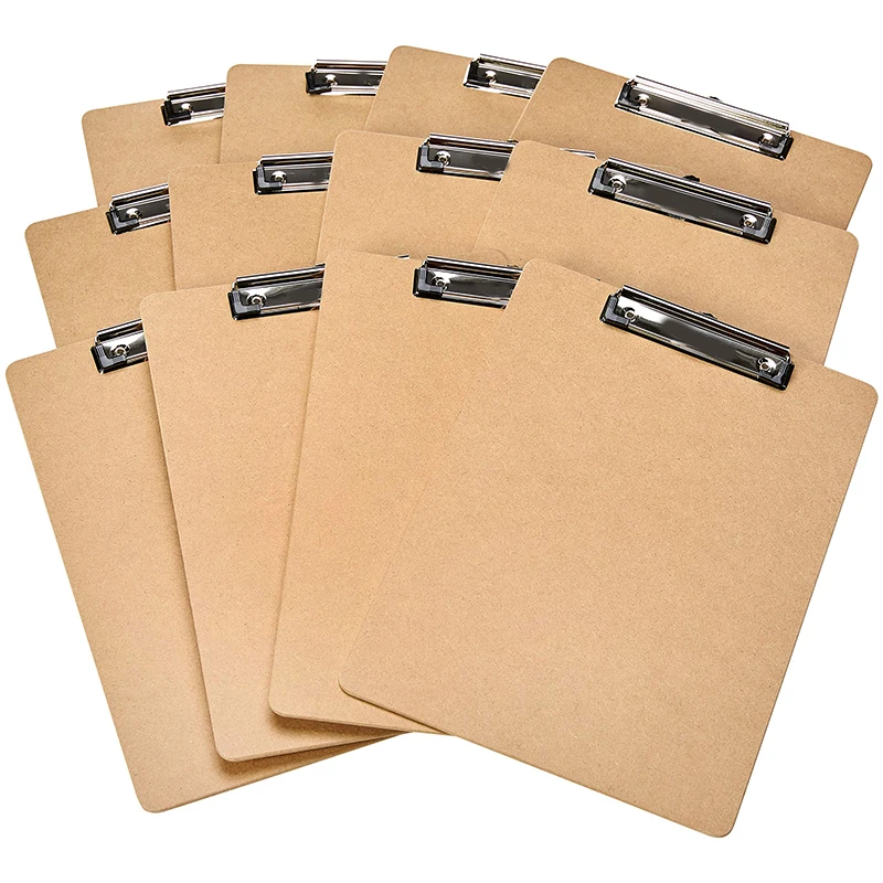 custom office supplies stationery logo a4 Plastic nursing foldable writing cardboard Clip board metal Clipboard