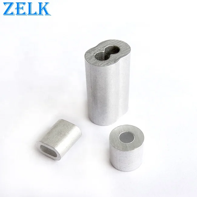 Wire Rope Fitting Aluminum Sleeve Hourglass Aluminum Ferrule