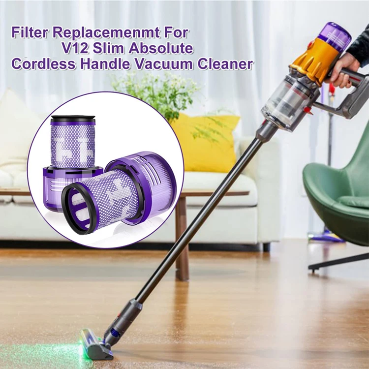 Vacuum Filter Accessory for Dysons V12 Slim Vacuums and Dysons V12 Detect Slim Vacuum Cleaner Filter Part