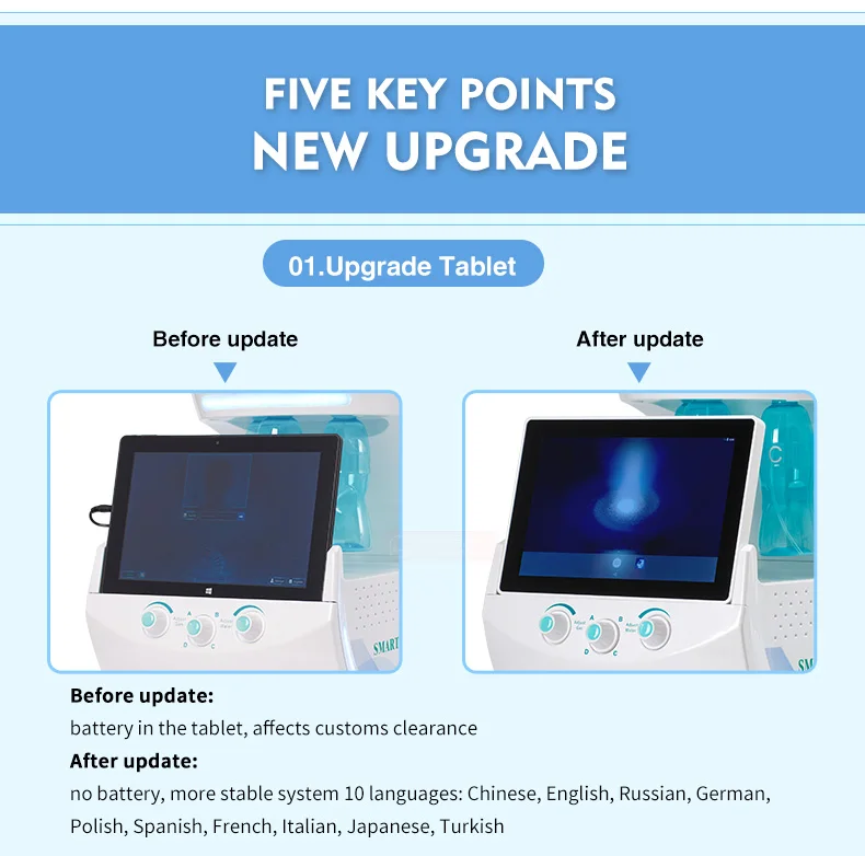 best selling products 7 In 1 skin care & tools beauty equipment oxygen jet peel facial machine