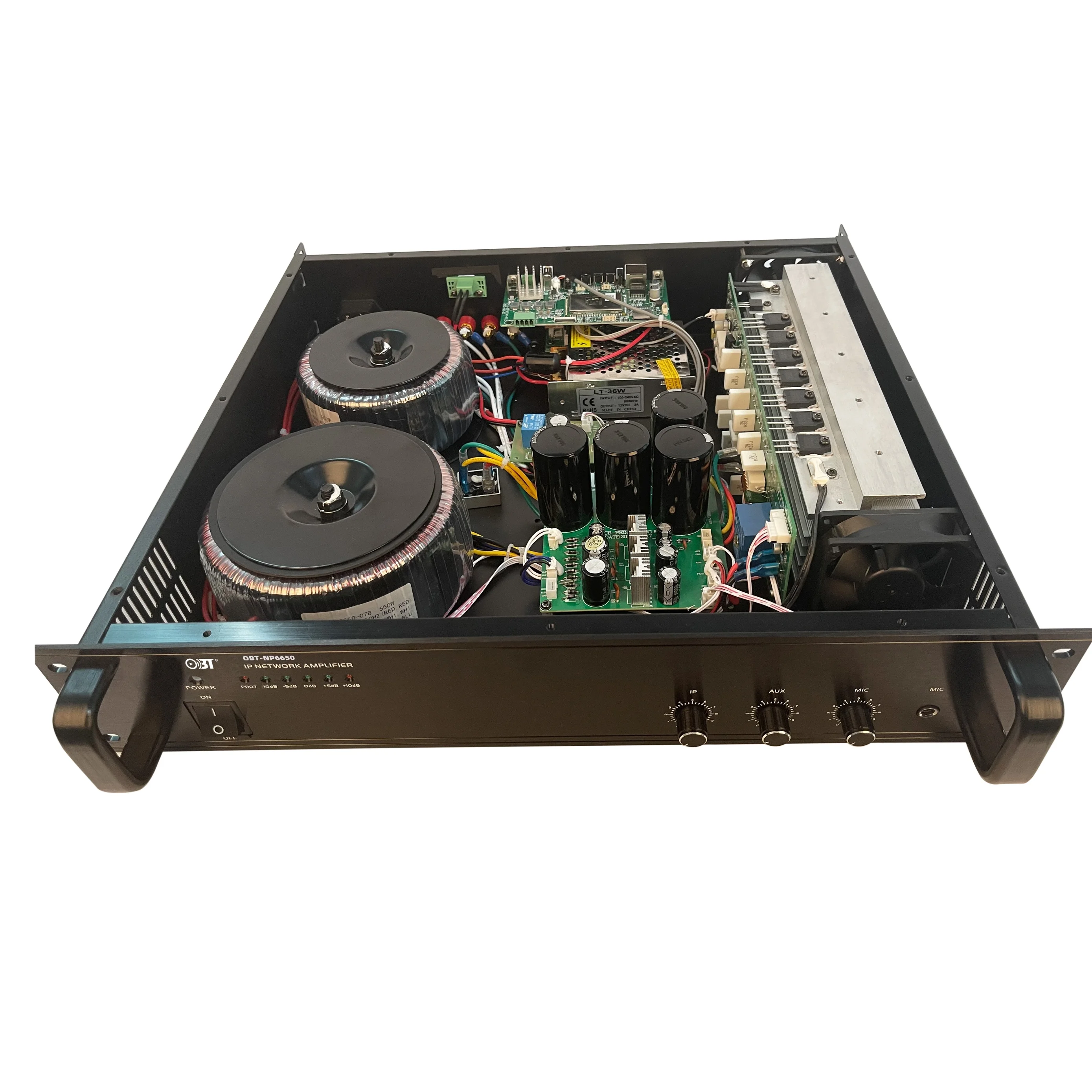 Public Address System MM /MC Hifi Mini Electronic Stereo Turntable Audio OBT-NP6650 Preamplifier