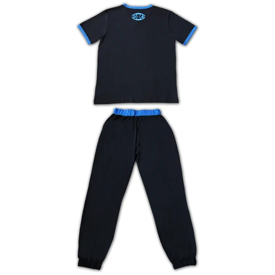 Fast Delivery FAMA Factory Custom Casual Sports Sets Elastic Trousers And T-shirt Set Casual Clothing Summer