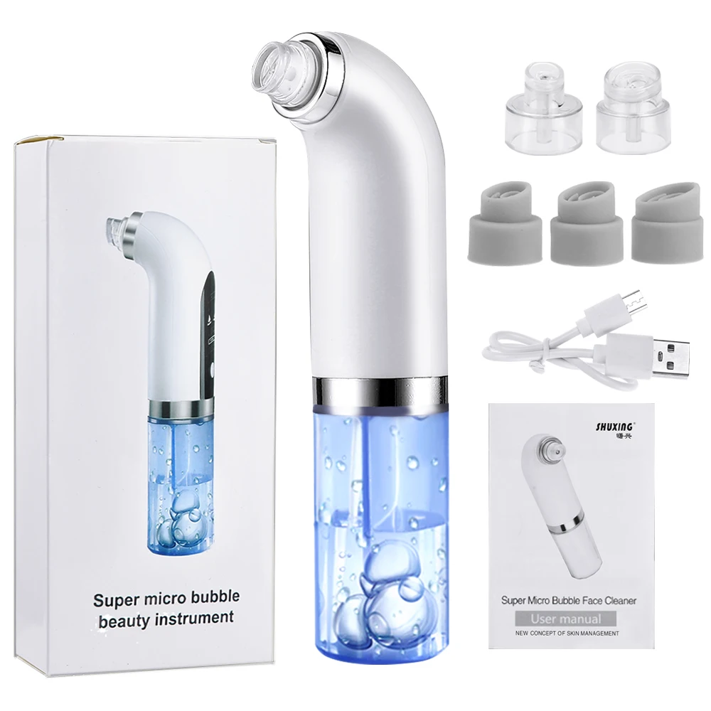 
2021 New Products Skin Care Pore Cleaner Tool Electric Bubble Blackhead Remover Vacuum 