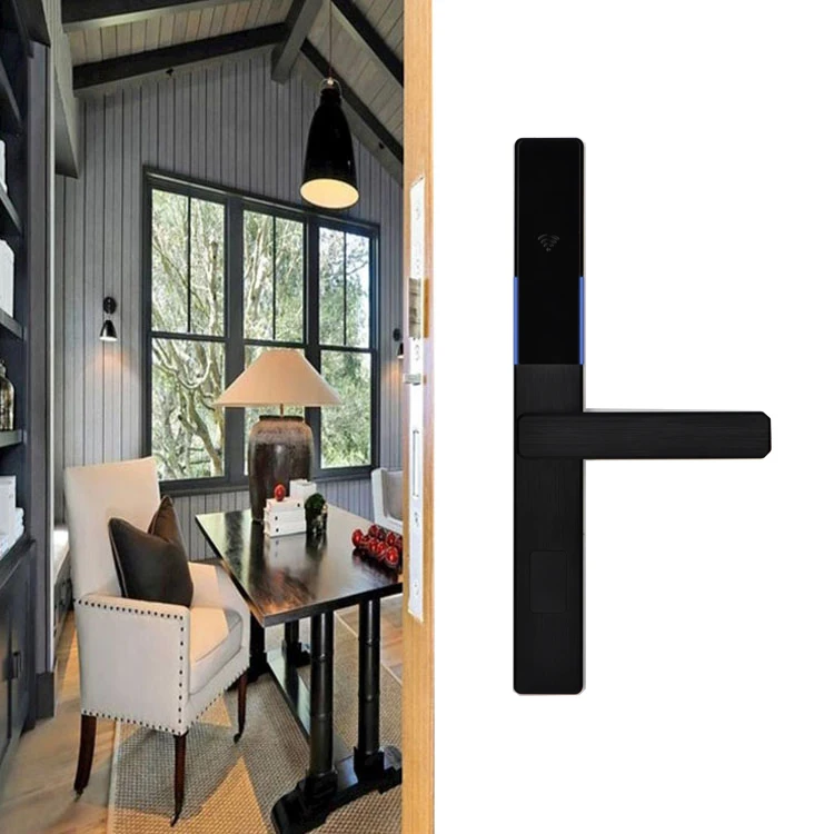 Aluminum alloy Electronic Keyless  App  Smart rfid  hotel Door Lock