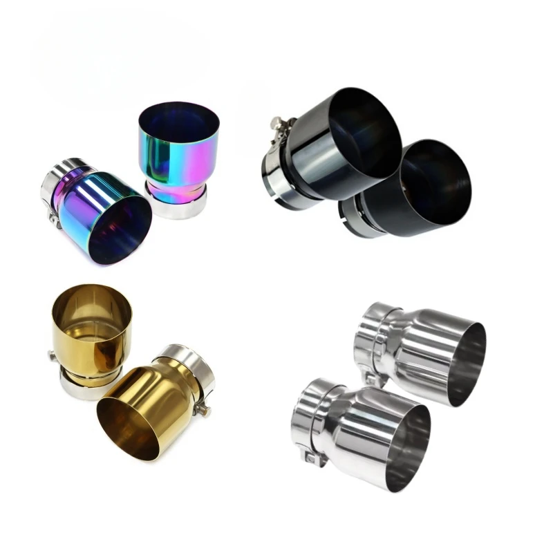 wholesale 70mm Car Stainless Steel Muffler Tips Exhaust Tip For Bmw M2 M3 M4 F80 F82 F83 F87