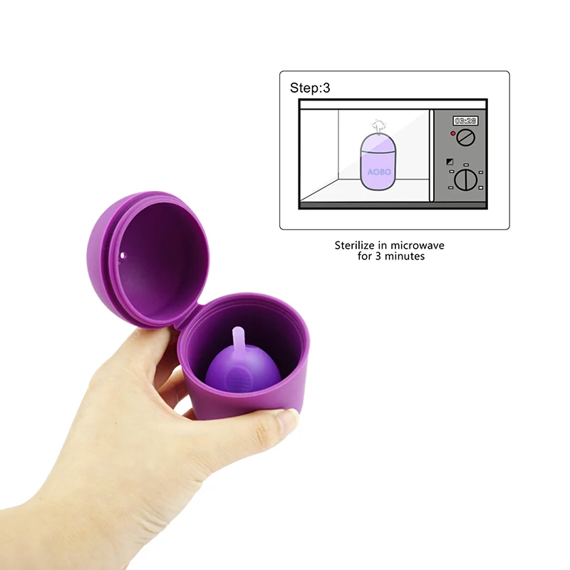 Bulk Wholesale Personalized Reusable Medical Menstrual Period Woman Silicone Menstrual Cup