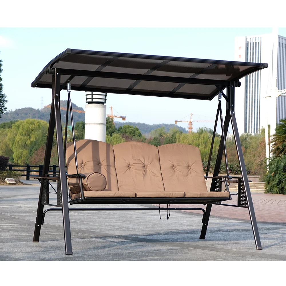 factory wholesale pc top cheap outdoor garden swing sets for backyard outdoor,swing for adult,patio swings