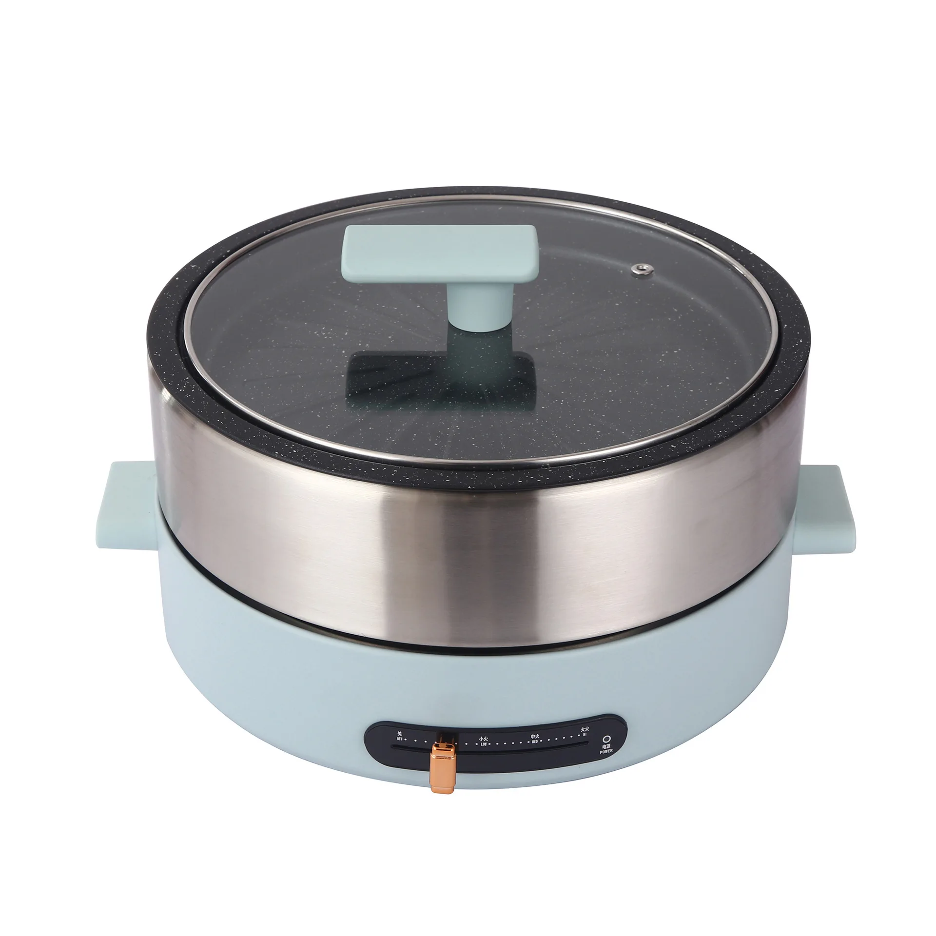 Multi-function electric heat pan rinse level non-stick baking pan high appearance less smoke electric rinse roasting pan