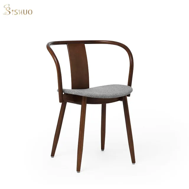 Modern Vintage Style Bentwood Stackable Furniture Chair Wooden Restaurant Bistro Chair