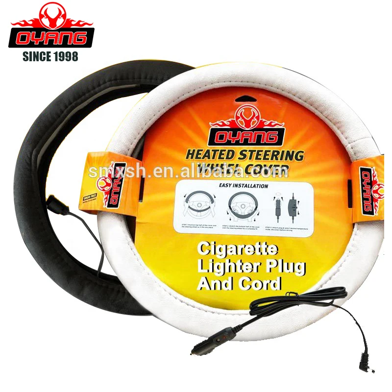 Made In China New Design Silicone Heated Car Leather Steering Wheel Cover