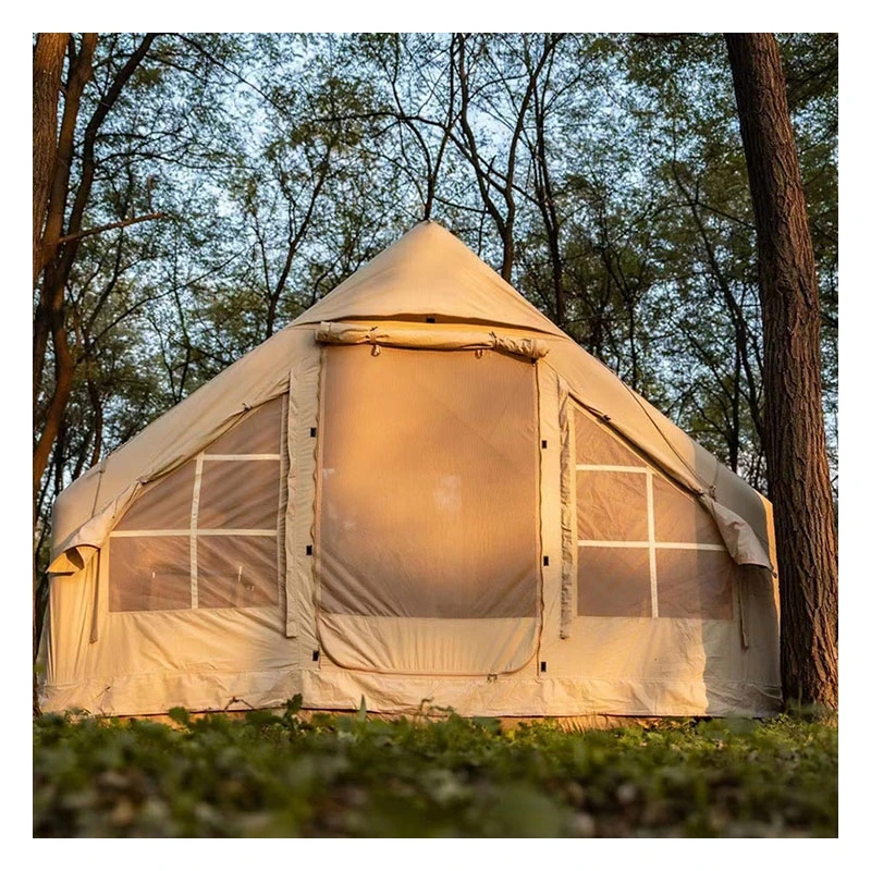 Hot sale Go outdoor thickened rainproof camping equipment camping air inflatable tent