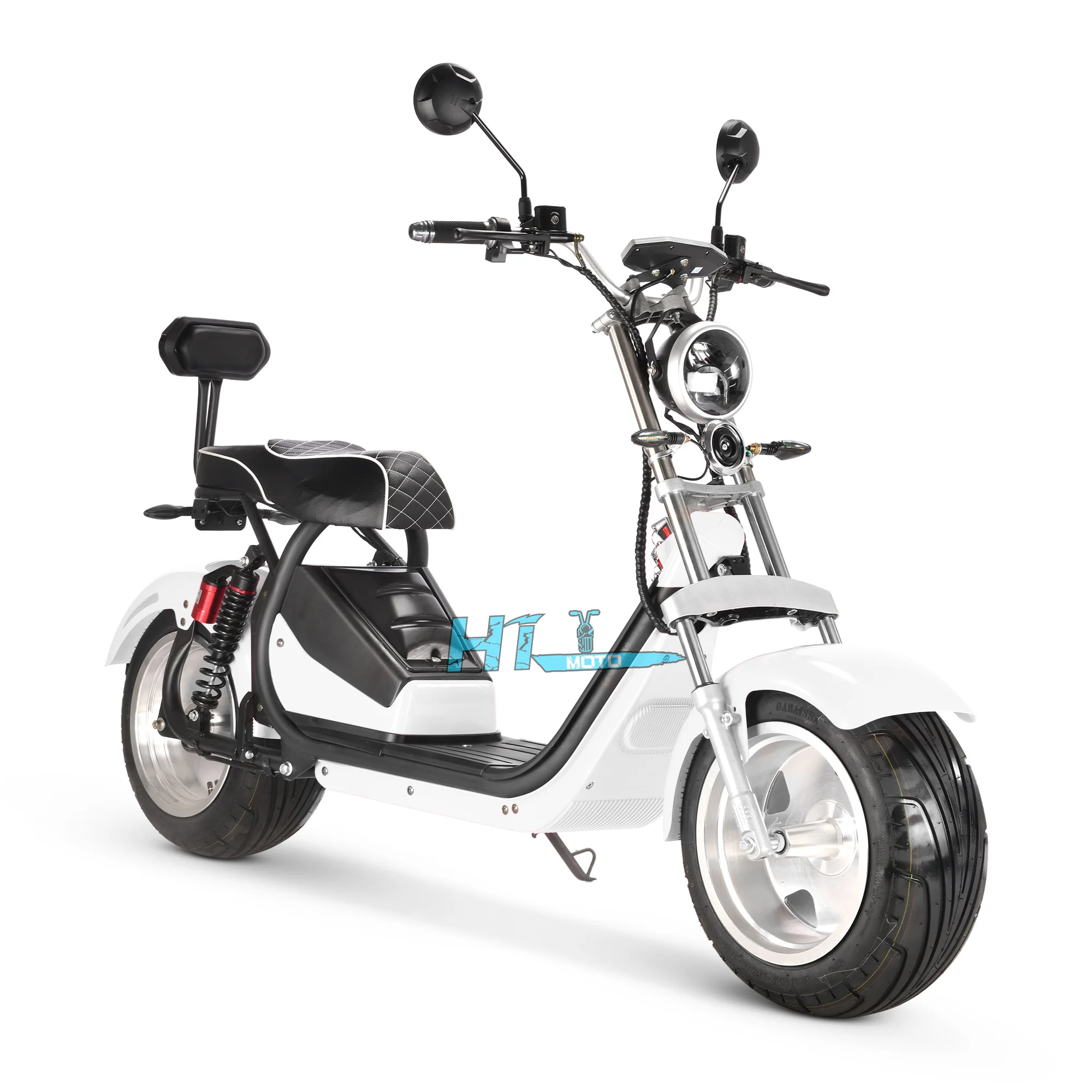Fat tire electric scooter Citycoco 2 wheels 60V 20AH battery X16 12 inches