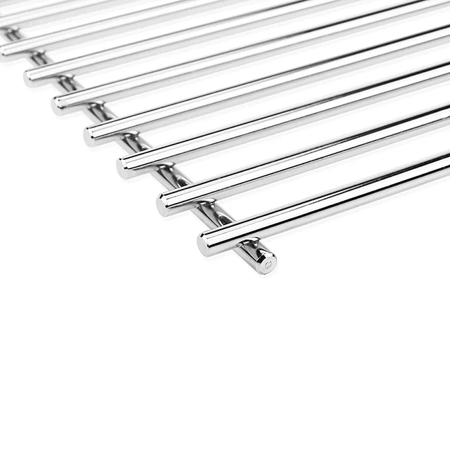 Outdoor charcoal/Gas grill and barbecue smoker replacement Heavy duty Stainless Steel Solid Rod Cooking Grates