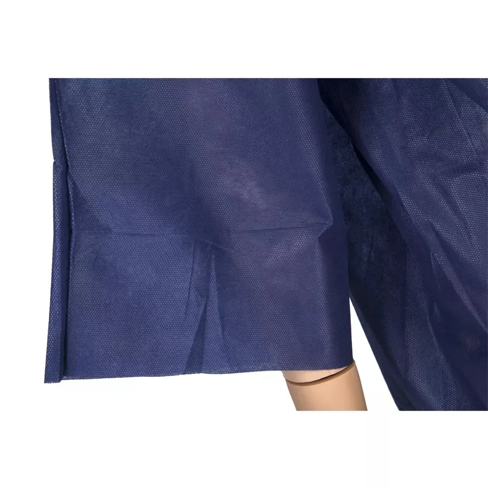 Disposable Non Woven Hairdressing Bathrobe Spa Robes Kimono Dressing Gown