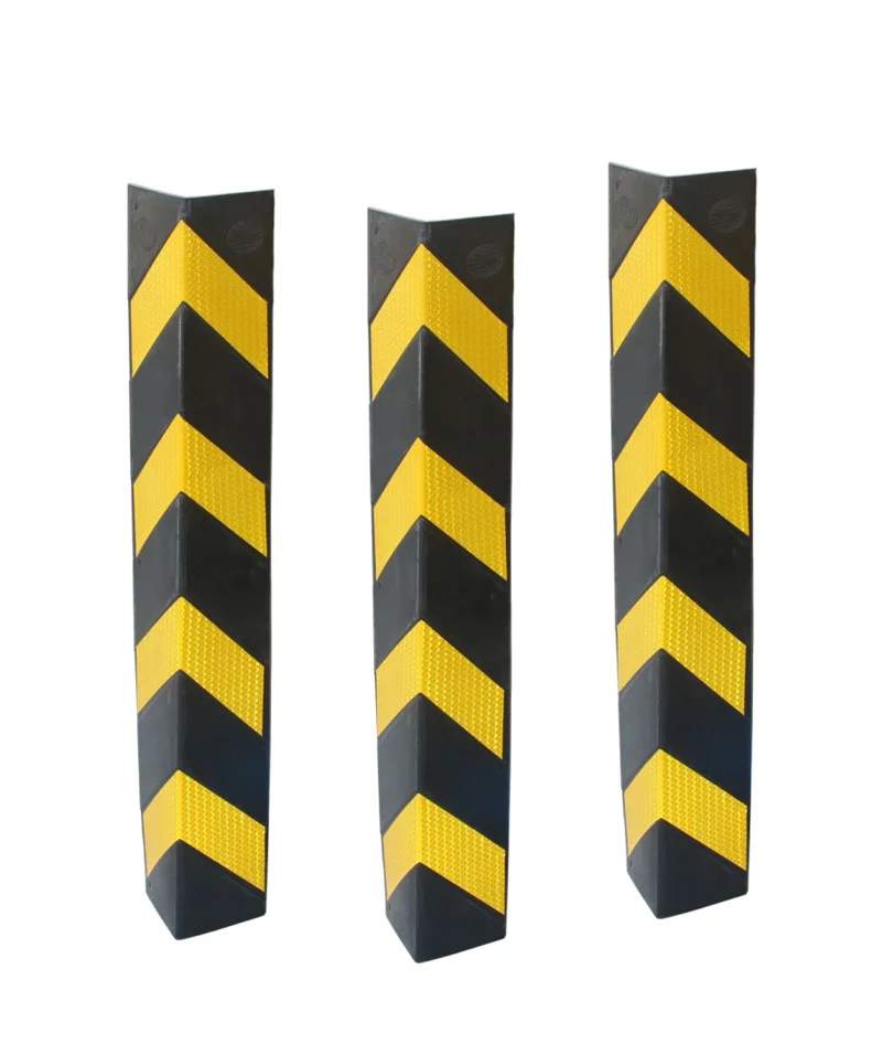 Rubber Round Edge reflective Wall Protector Corner Guard Strip