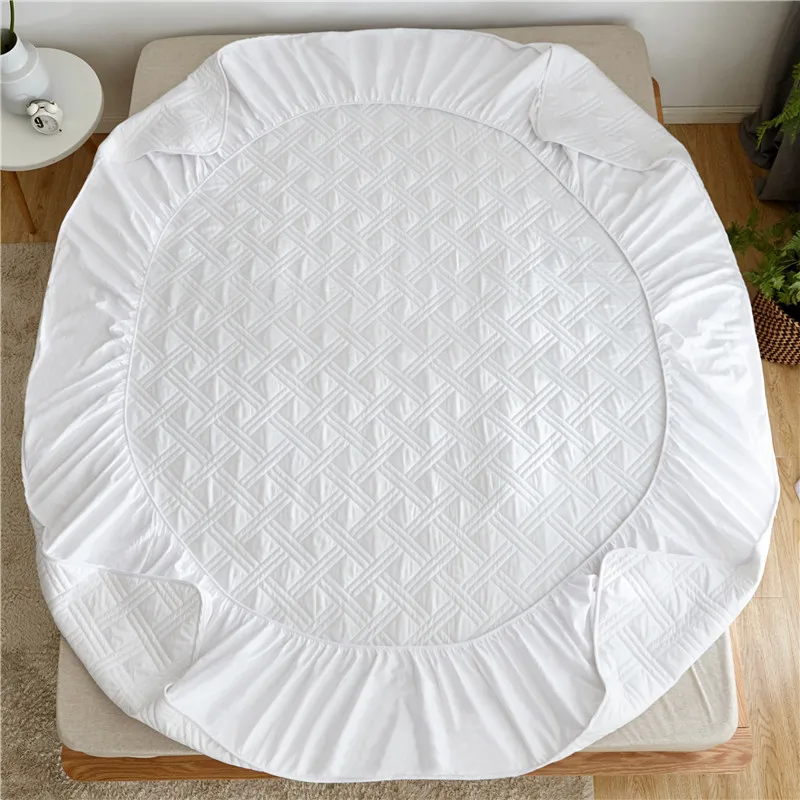 Wholesale Customized Color Waterproof Quilted Fitted bed Waterproof Mattress Cover protector
