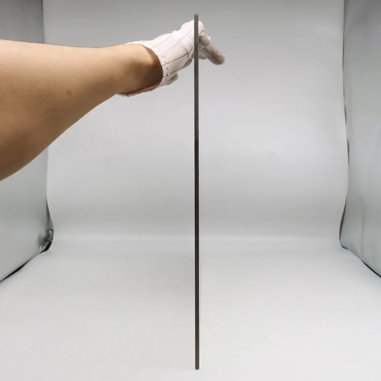 Manufacturers custom light brown glass-ceramics high-temperature fireplace glass panels for home decoration