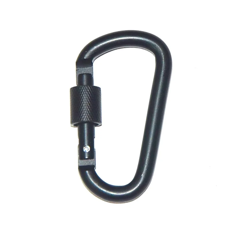 High Quality Thickened 8Cm Lock D-Type Mountaineering Buckle Quick Hanging Nut Buckle Aluminum Alloy Backpack Buckle