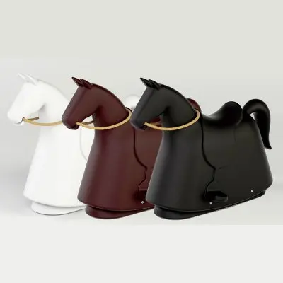 Horse Rocking Chair for Baby Fiberglass Custom Kids Chair Party