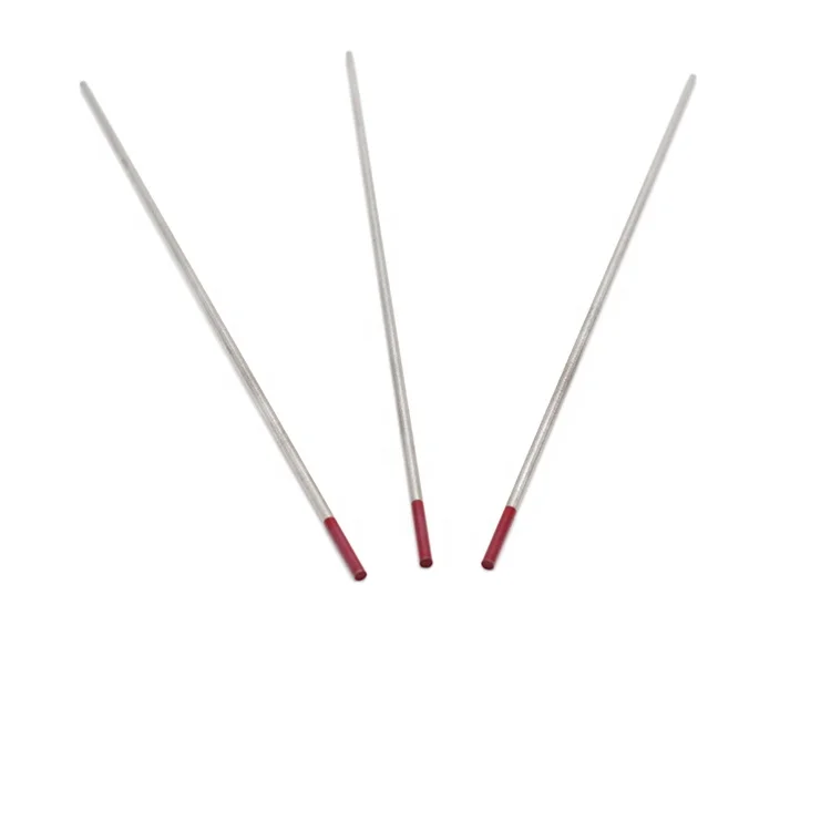 Hot sale Tungsten Electrode Tig Welding With Dia WT20 Red 1.6mm*175mm