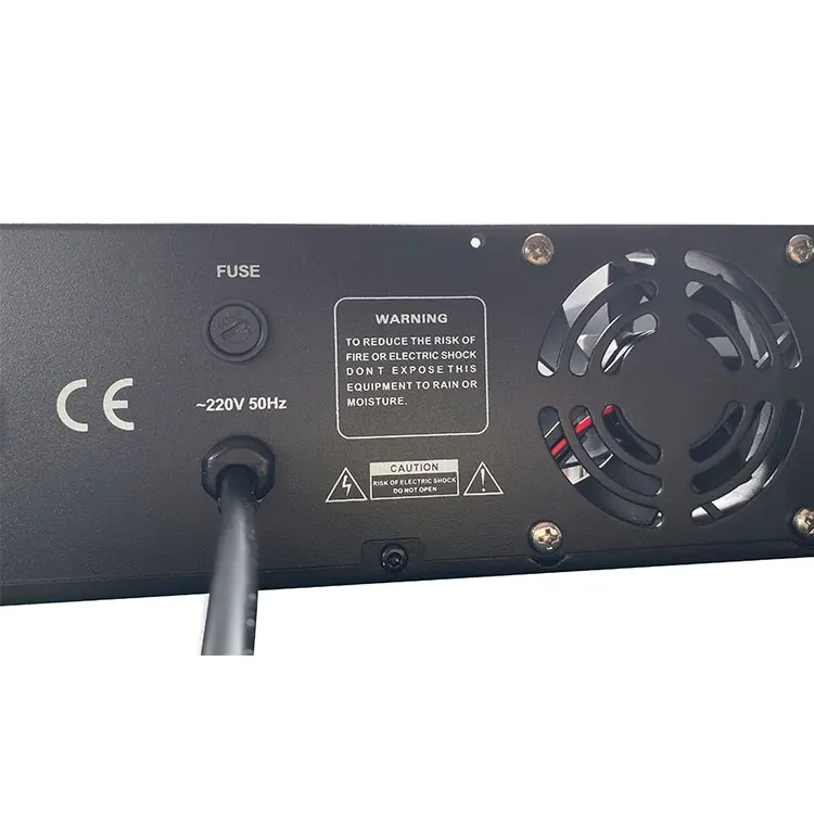 Thinuna TA-80E Professional Power Amplifier Public Address Mixer 4 Channel Audio With Wireless Microphone