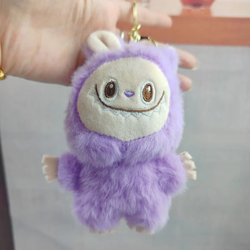 Wholesale Pop Mart Labubu Plush Doll Wings of Fortune Vinyl Plush Labubu Toy Keychain