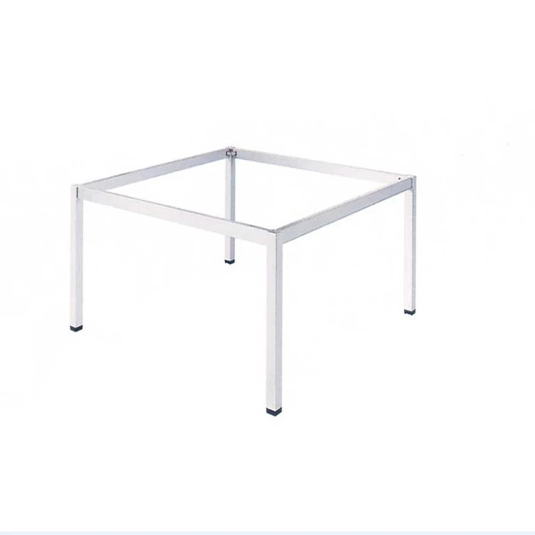 Modern Wholesale On Sale Square Tube Metal Table Leg With Plate