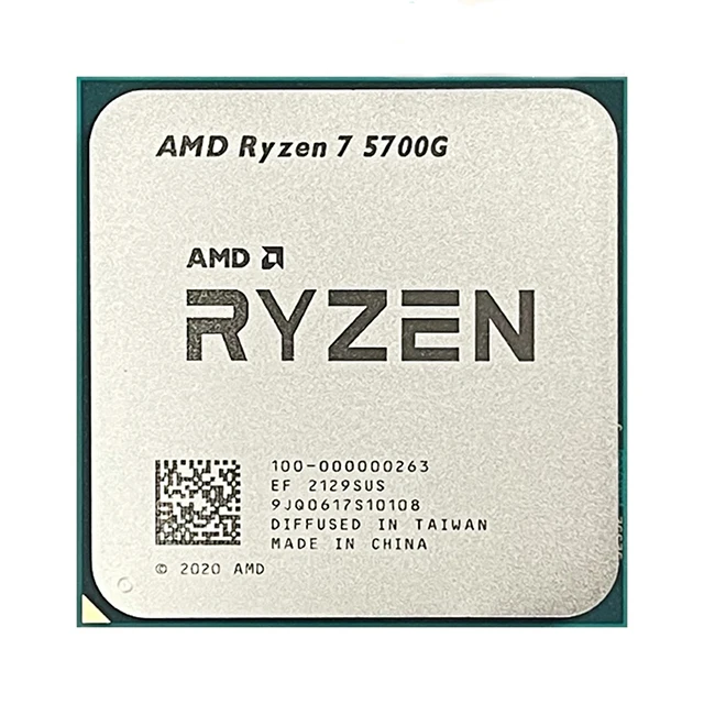 Горячая Распродажа Rayzen CPU Socket AM4 3 7 ГГц 65 Вт 4 ядра 12 нм для процессора AMD R5 5700G
