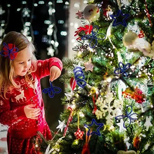 Colorful Soft Diy Art and Craft Supplies Pipe Cleaner Kids Christmas Handmade Creative Crafts Kits for Kids DIY