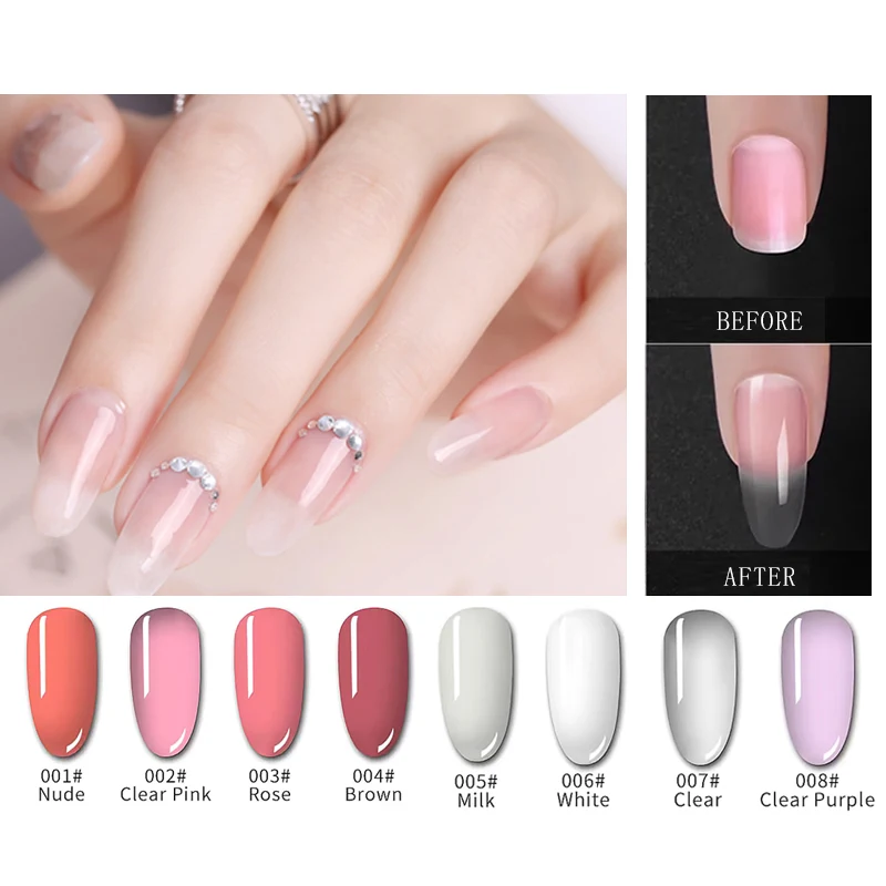 Free Samples Offered high quality easy apply soak off uv extension gel poly gels pro nail