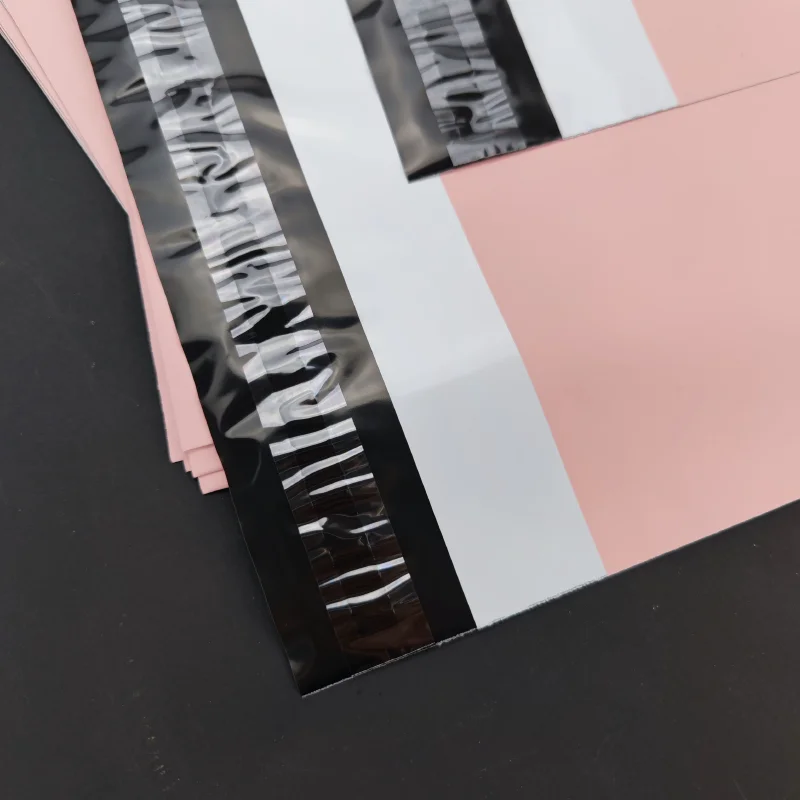 Black Waterproof Express Courier Bags Custom Printing Tear Resistant Poly Shipping Bags Self-adhesive Mailing Bag With Logo
