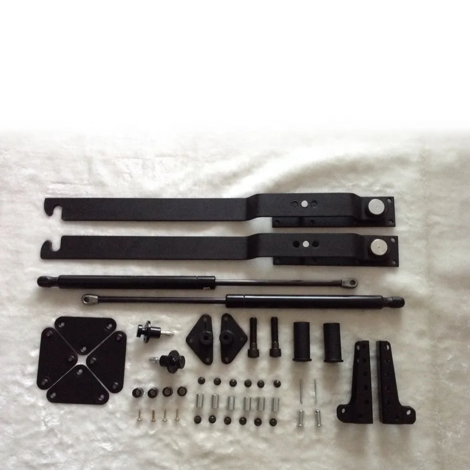 
DBM1 Desk Bed Hardware Kit Space Saving Furniture Hardware Kit for Desk Wall Bed Fittings 