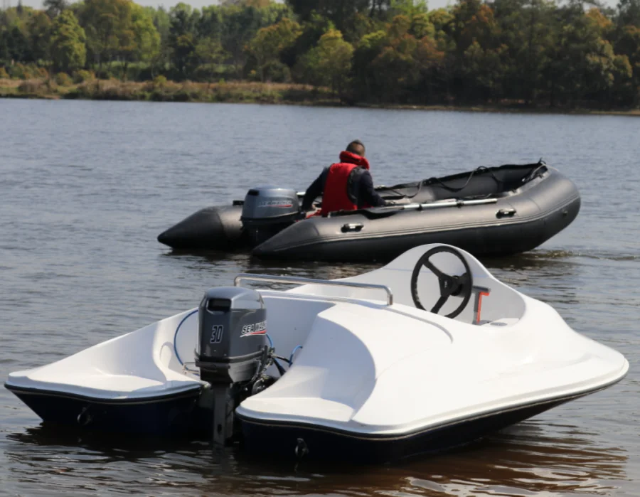 Inflatable Boat,rubber Rescue Boat with Aluminum Floor  for Fishing