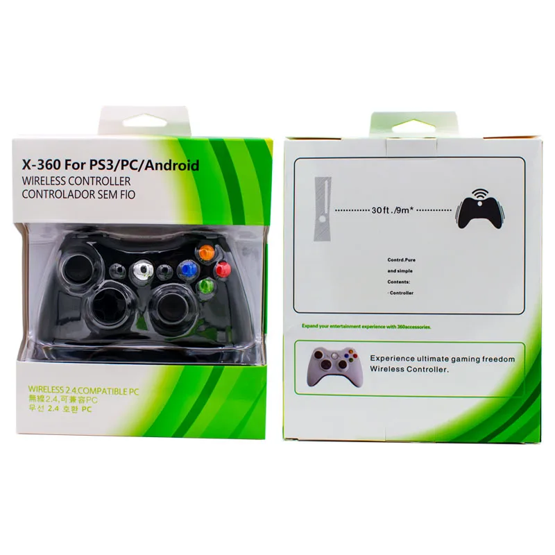 For Xboxes 360 2.4G Wireless Controller With PC Receiver Gamepad For Xboxes 360 Joystick Controle Manette