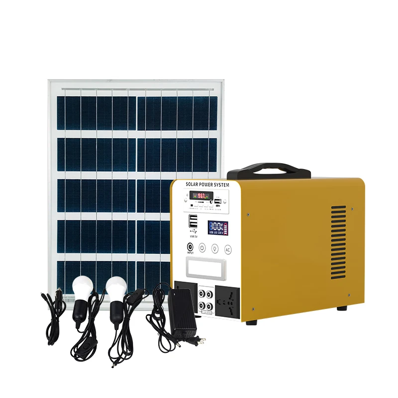 Portable solar energy storage high-power inverter system radio Bluetooth USB home emergency outdoor power supply