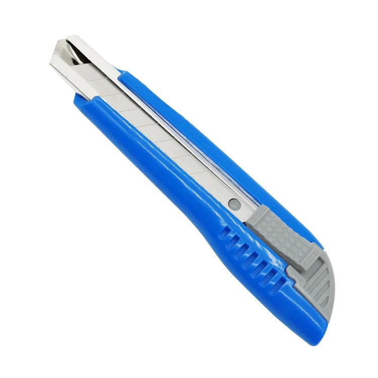 Wholesale professional multifunctional retractable 18mm blade cutting utility knife universal paper box cutter