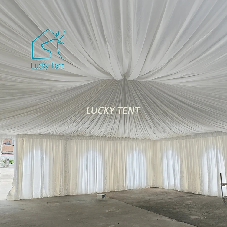 Weather Proof White Roof Clear Wedding Pagoda Tent for Outdoor Activities 8x8 Marquee Pagoda Tent for Sale