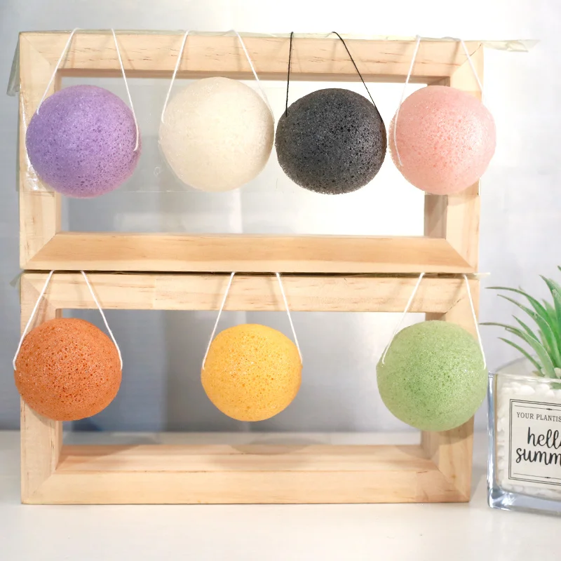 Washing Exfoliating Body Natural Scrub Sponge Facial Clean Japan Konjac Sponges