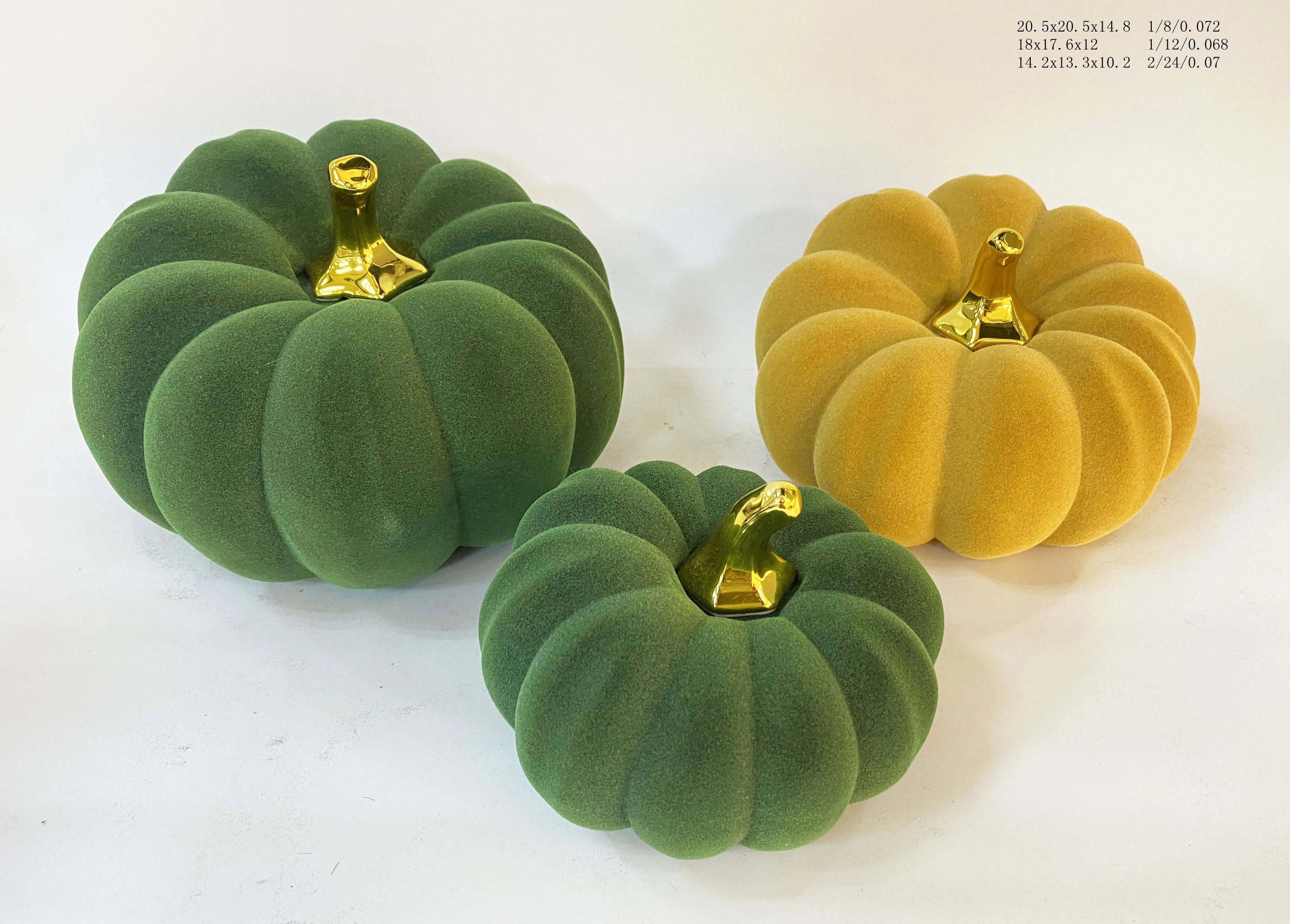 Wholesale Promotion Ceramics Pumpkins Home Decoration Artificial Craft Halloween Ceramic Pumpkin