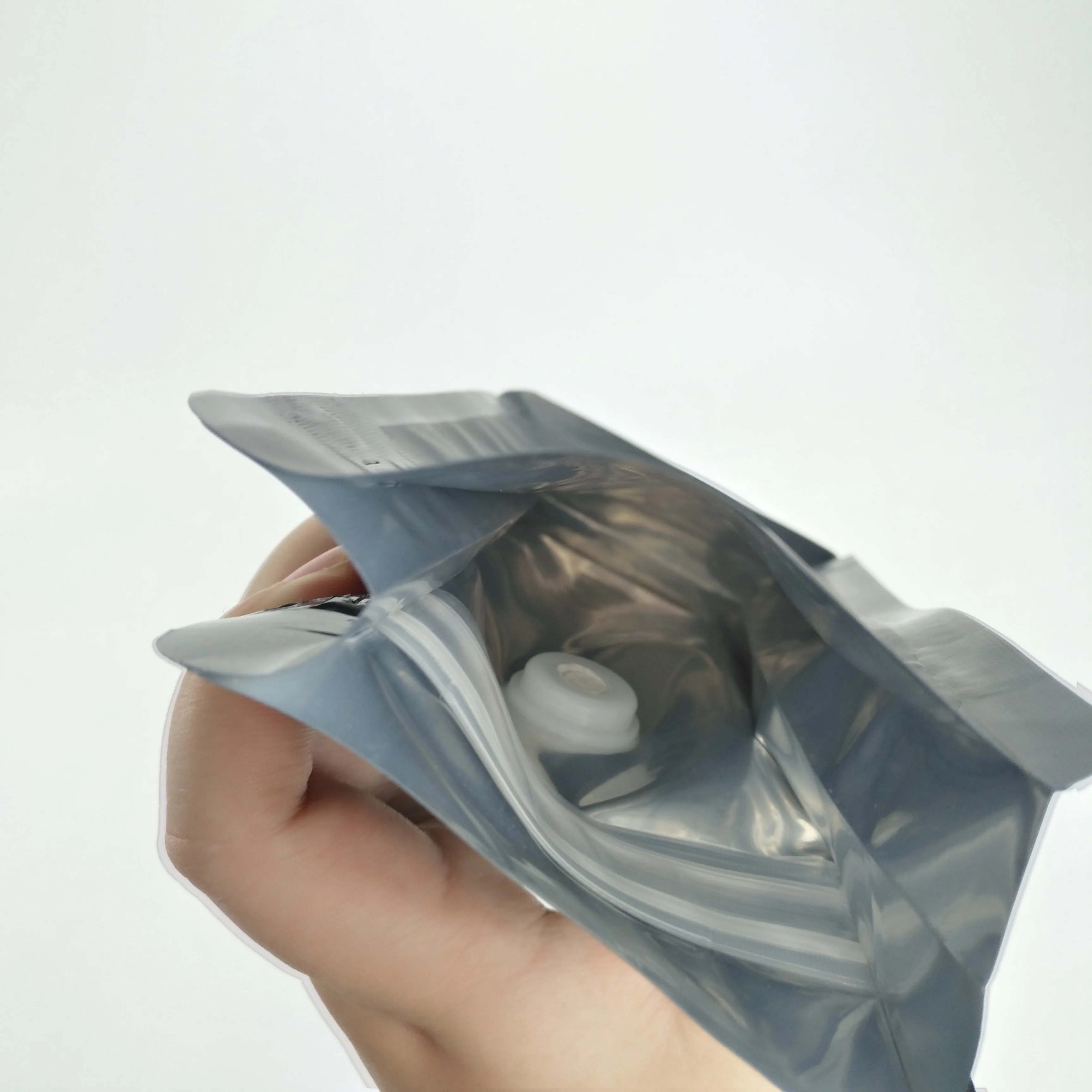 Coffee Bags With Valve Wholesale Hot Sale Classic Coffee Sachet Flat Bottom Bag With Zipper Valve Foil Food Grade Coffee Bags