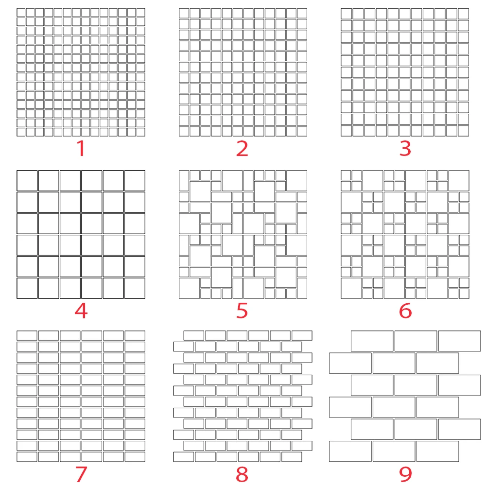 Swimming pool tiles mosaic mixed blue square glass mosaic for bathroom outdoor pool