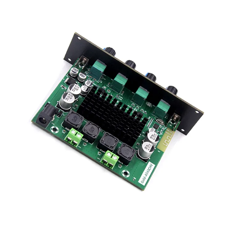 TPA3116D2 Gold-543CHV BT Dual Channel Stereo Power Digital Audio Power Amplifier Board 2*50W