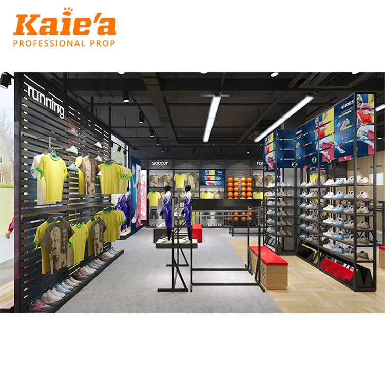 Modern vertical design wall floor stands levitating shoes display for retail shop Display Shelving For Shoes